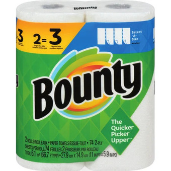 Sobeys Bounty paper towel or napkins offer