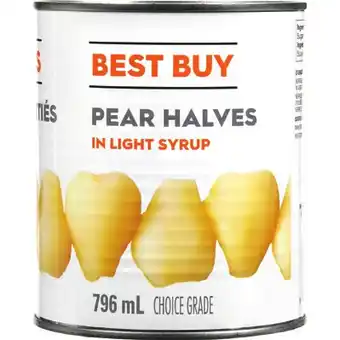 Sobeys Compliments or best buy canned peaches or pears offer