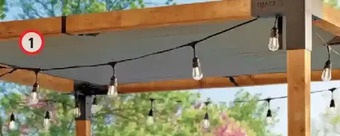 Home Hardware 8' x 8' pergola sunshade | 8' x 10' or 12', 10' x 10' or 12', or 12' x 12' offer
