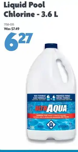 Home Hardware Liquid pool chlorine - 3.6 l offer