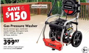 Home Hardware Gas pressure washer: 209cc | 274cc offer