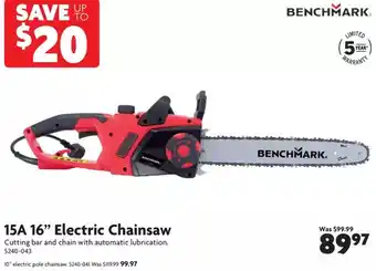 Home Hardware 15a 16" electric chainsaw | 10" electric pole chainsaw offer
