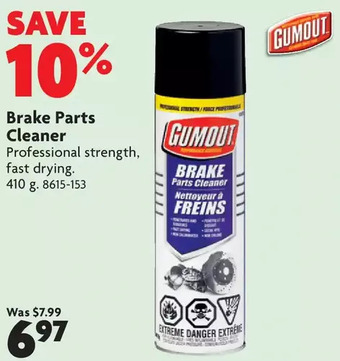 Home Hardware Brake parts cleaner offer