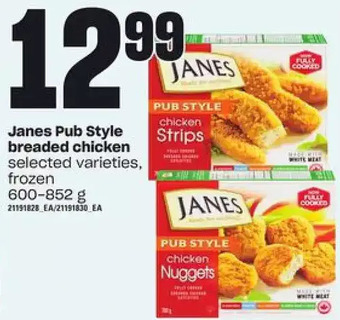 Loblaws Janes pub style breaded chicken offer