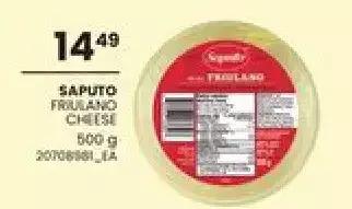 Loblaws Saputo friulano cheese offer