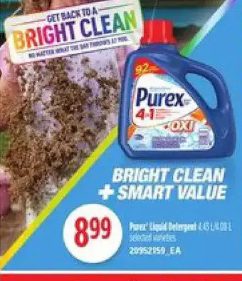 Loblaws Purex liquid detergent offer
