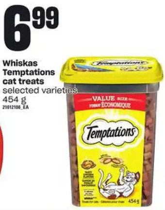 Zehrs Markets Whiskas temptations cat treats offer