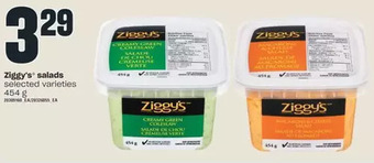 Valu-mart Ziggy's salads offer