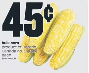 Valu-mart Bulk corn offer