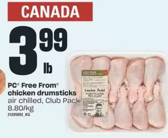 Valu-mart Pc free from chicken drumsticks offer
