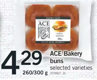 Fortinos Ace bakery buns offer