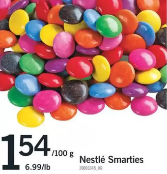 Fortinos Nestle smarties offer