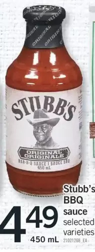 Fortinos Stubb's bbq sauce offer
