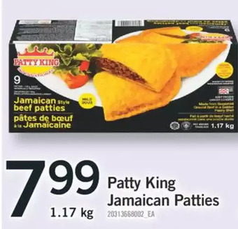 Fortinos Patty king jamaican patties offer