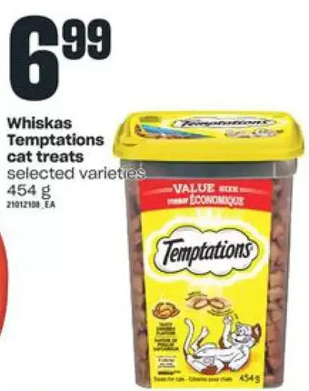 Independent Grocer Whiskas temptations cat treats offer