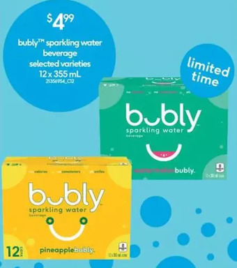 Independent Grocer Bubly sparkling water offer
