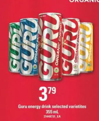 Independent Grocer Guru energy drink offer
