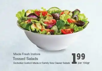 Quality Foods Tossed Salads offer