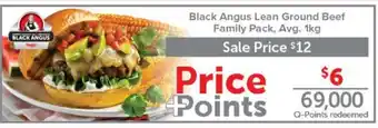 Quality Foods Black Angus Lean Ground Beef Family Pack offer