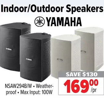 2001 Audio Video Yamaha indoor /outdoor speakers offer