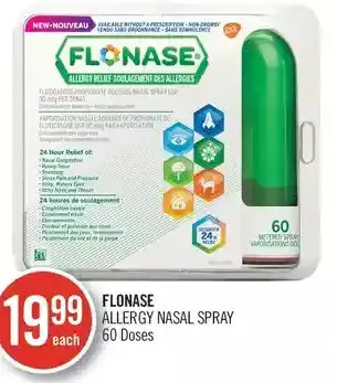 Shoppers Drug Mart Flonase allergy nasal spray offer