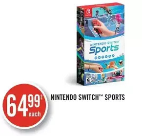 Shoppers Drug Mart Nintendo switch sports offer