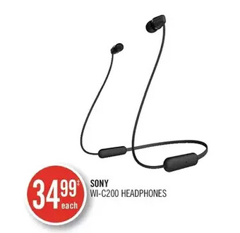 Shoppers Drug Mart Sony wi-c200 headphones offer