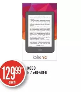 Shoppers Drug Mart Kobo nia ereader offer