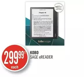 Shoppers Drug Mart Kobo sage ereader offer