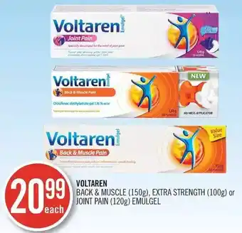 Shoppers Drug Mart Voltaren back & muscle, extra strength or joint pain emulgel offer