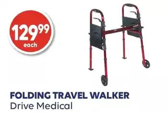 Shoppers Drug Mart Drive medical folding travel walker offer