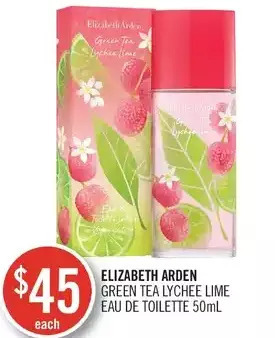 Shoppers Drug Mart Elizabeth arden green tea lychee lime eau de toilette offer