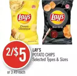 Shoppers Drug Mart Lay's potato chips offer