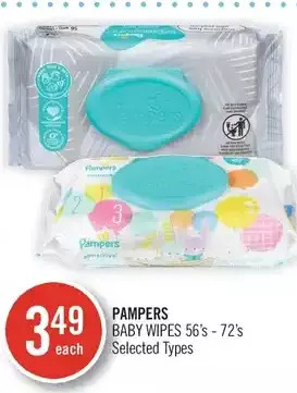 Shoppers Drug Mart Pampers baby wipes offer