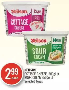 Shoppers Drug Mart Neilson cottage cheese or sour cream offer