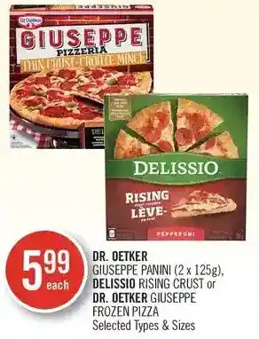Shoppers Drug Mart Dr. oetker giuseppe panini, delissio rising crust or dr. oetker giuseppe frozen pizza offer