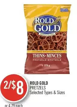 Shoppers Drug Mart Rold gold pretzels offer