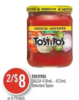 Shoppers Drug Mart Tostitos salsa offer