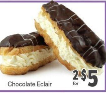 Quality Foods Chocolate Eclair offer