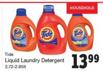 Quality Foods Liquid Laundry detergent offer