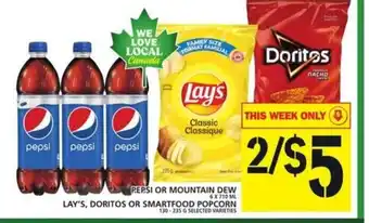 Food Basics Pepsi Or Mauntain Dew offer