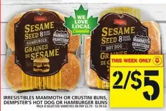 Food Basics Irresisitibles Mammoth offer