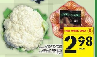 Food Basics Cauliflower offer
