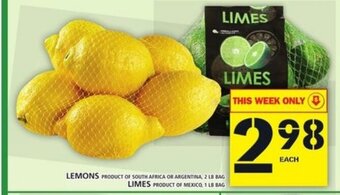 Food Basics Lemons offer