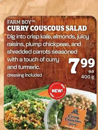 Farm Boy Farm boy curry couscous salad offer