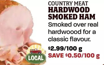 Farm Boy Hardwood smoked ham offer