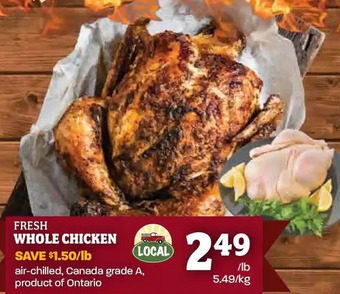 Farm Boy Whole chicken offer