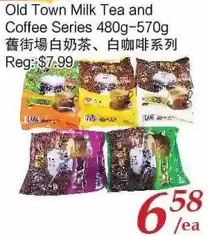 Tone Tai Supermarket Old town milk tea and coffee series offer