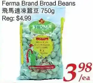 Tone Tai Supermarket Ferma brand broad beans offer