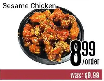 Nations Fresh Foods Sesame chicken offer